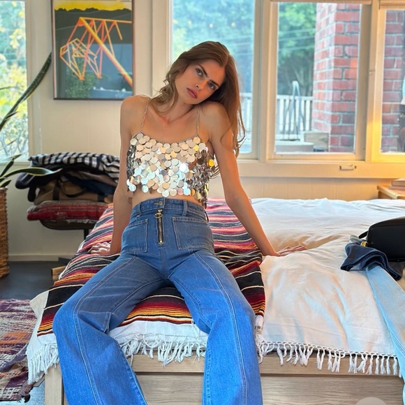 Stoned Immaculate Denim - Stoned Immaculate Bardot jeans in color filmore